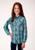Girl's Western Cowgirl Shirt ~TQ DOBBY
