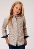 Girl's Western Cowgirl Shirt ~ GRAND DAD'S PAISLEY