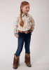 Girl's Western Cowgirl Shirt ~ VINTAGE WALLPAPER