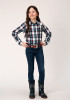 Girl's Western Cowgirl Shirt ~ WEST PLAID