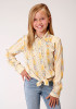 Girl's Western Cowgirl Shirt ~SOUTHWEST WALLPAPER