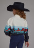 Girl's Western Cowgirl Shirt ~ WESTERN BORDER PRINTED RAYON