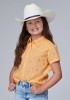 Roper Girls Western Shirt ~ COTTON EYELET SS WESTERN BLOUSE,