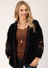 Womens BLACK VELVET Jacket