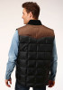 Men's Western Vest ~ QUILTED POLY-FILLED VEST