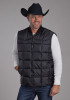 Western Vest  ~ MEN'S BLACK PRICE POINT VEST