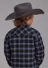 Boys Western Cowboy  Snap Shirt ~  SHERPA LINED FLANNEL SHIRT JCKT