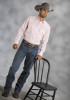 Pink Mens Western Shirt - Frontier