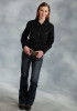 Black Womens Western Shirt - Frontier