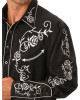 Scully Floral Embroidered Vintage Western Shirt  - - CLOSEOUT