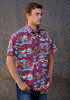 Tin Haul Short Sleeve Snap Shirt ~ HAWAIIAN RODEO