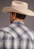 Stetson Flannel Shirt ~ BRUSHED TWILL CHARCOAL, GREY, & CREAM