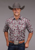 Short Sleeve Mens Western Shirt ~ WINE COUNTRY PAISLEY