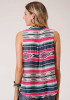 Stetson Womens Sleeveless Cowgirl Shirt ~ SERAPE PRINT
