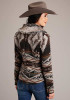 Stetson Womens BROWN AZTEC JACKET