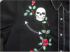 Mens Embroidered Western Shirt - Rockabilly - - CLOSEOUT