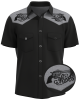 Hard Luck Embroidered Short Sleeve Rockabilly Shirt