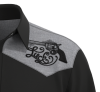 Hard Luck Embroidered Short Sleeve Rockabilly Shirt