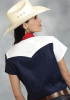 Womens Short Sleeve Western Shirt - Patriot IV