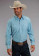 Stetson Western Shirt ~ Turquoise Stripe