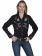 Womens Embroidered Western Shirt - "Rockabilly"