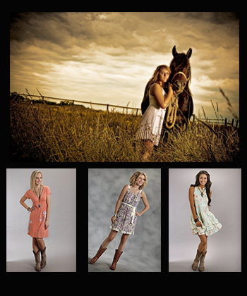 Cowgirl in Country Dresses
